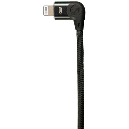 Cable Accsoon USB-C a Lightning macho 1 pie con conector ángulo recto