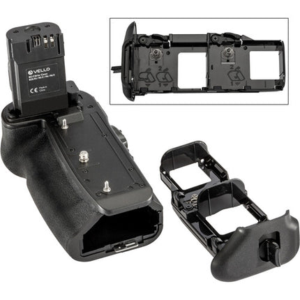 Vello Battery Grip para cámaras mirrorless Canon EOS R5 C R5 R6 II y R6 con doble batería LP-E6NH