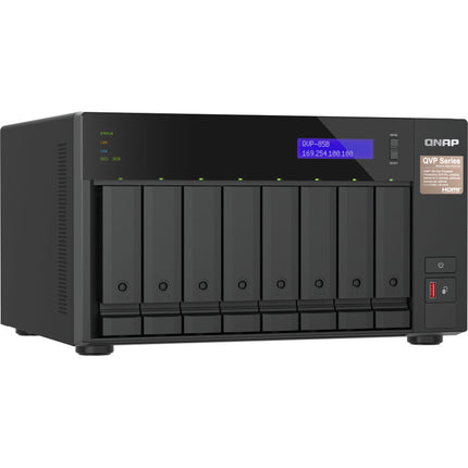 QNAP QVP-85B NAS para Videovigilancia 8 Bahías SATA y 32GB RAM