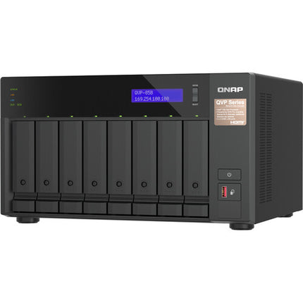 QNAP QVP-85B NAS para Videovigilancia 8 Bahías SATA y 32GB RAM