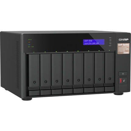 QNAP QVP-85B NAS para Videovigilancia 8 Bahías SATA y 32GB RAM