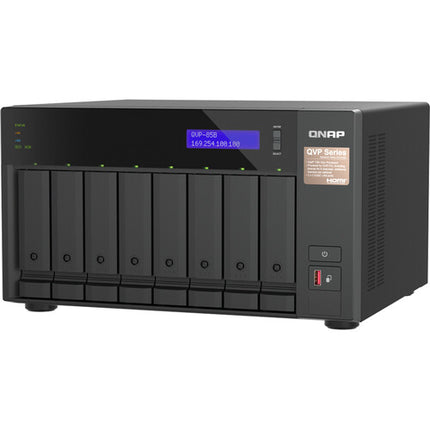 QNAP QVP-85B NAS para Videovigilancia 8 Bahías SATA y 32GB RAM