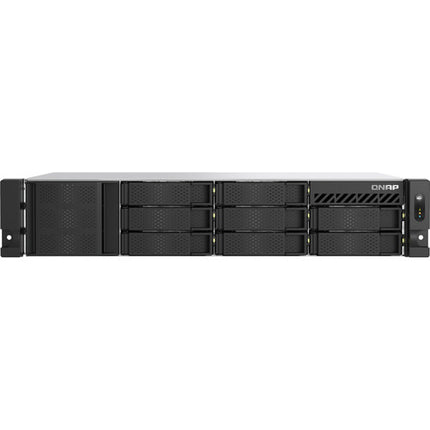 QNAP TS-855eU-RP NAS con 8 bahías SATA y 2 SSD M.2 PCIe 3.0