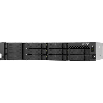QNAP TS-855eU-RP NAS con 8 bahías SATA y 2 SSD M.2 PCIe 3.0