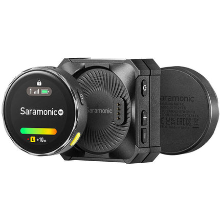 Saramonic Blink Me Micrófono Inalámbrico Clip-On Doble Canal 24-Bit 48kHz 328ft Alcance