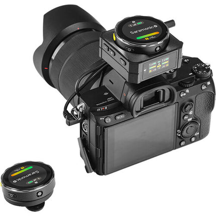 Saramonic Blink Me Micrófono Inalámbrico Clip-On Doble Canal 24-Bit 48kHz 328ft Alcance