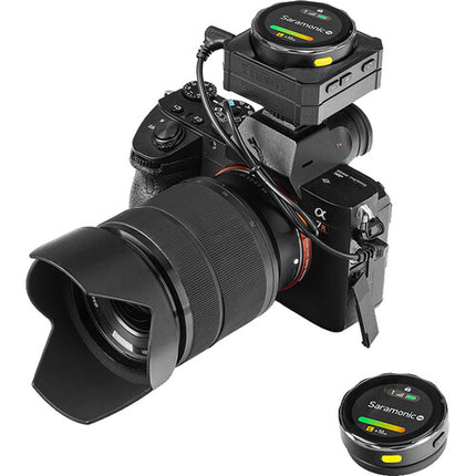 Saramonic Blink Me Micrófono Inalámbrico Clip-On Doble Canal 24-Bit 48kHz 328ft Alcance