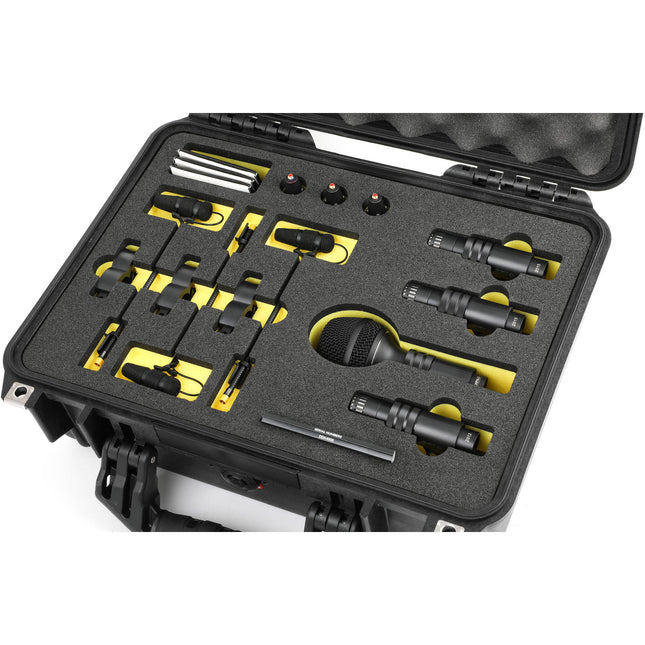 DPA Microphones DDK4000 Kit Micrófonos para Batería con 8 Micrófonos y Estuche rígido