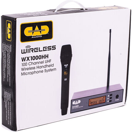 CAD WX1000HH Sistema de Micrófono Inalámbrico Cardioide Mano 12 Horas Batería
