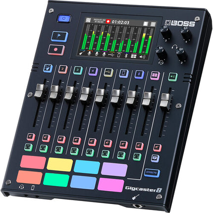 BOSS Gigcaster 8 Mezclador de Audio para Streaming 8 Canales 48kHz 32-Bit