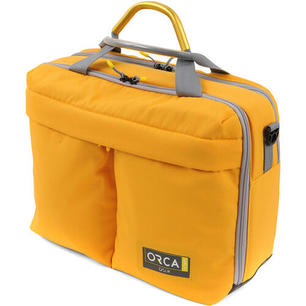 ORCA OR-550 Maletín para portátil hasta 17 pulgadas con correa de hombro acolchada amarillo