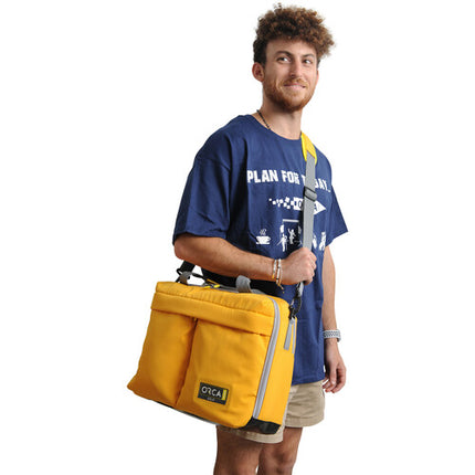 ORCA OR-550 Maletín para portátil hasta 17 pulgadas con correa de hombro acolchada amarillo