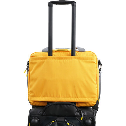 ORCA OR-550 Maletín para portátil hasta 17 pulgadas con correa de hombro acolchada amarillo