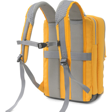 ORCA OR-554 Mochila para Laptop Amarilla Compartimento para 17 Pulgadas y Bolsillos Acolchados
