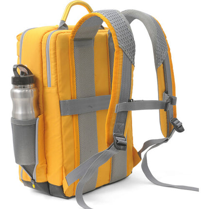 ORCA OR-554 Mochila para Laptop Amarilla Compartimento para 17 Pulgadas y Bolsillos Acolchados
