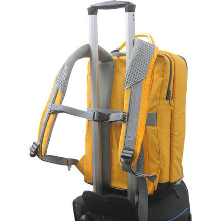 ORCA OR-554 Mochila para Laptop Amarilla Compartimento para 17 Pulgadas y Bolsillos Acolchados