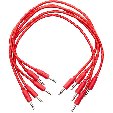 Erica Synths Braided Cables Eurorack 5-Pack 11.8 puls Soft 3.5mm TS