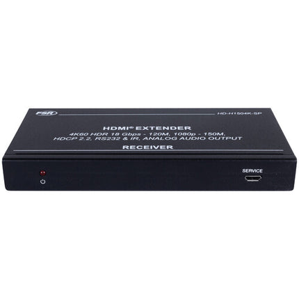 FSR HD-H1504K-SP Extensor HDMI 4K HDR 394 Pies Con RS-232 IR Bidireccional