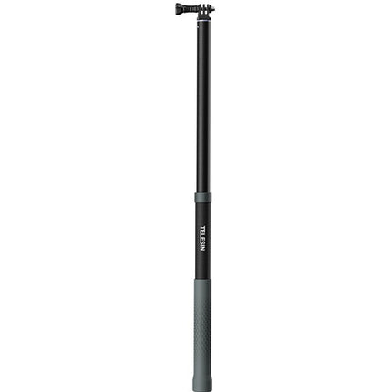 TELESIN Palo Selfie de Fibra de Carbono 3.9 para Cámaras de Acción 12.6 a 47.2 Pulgadas 10.6 oz Capacidad