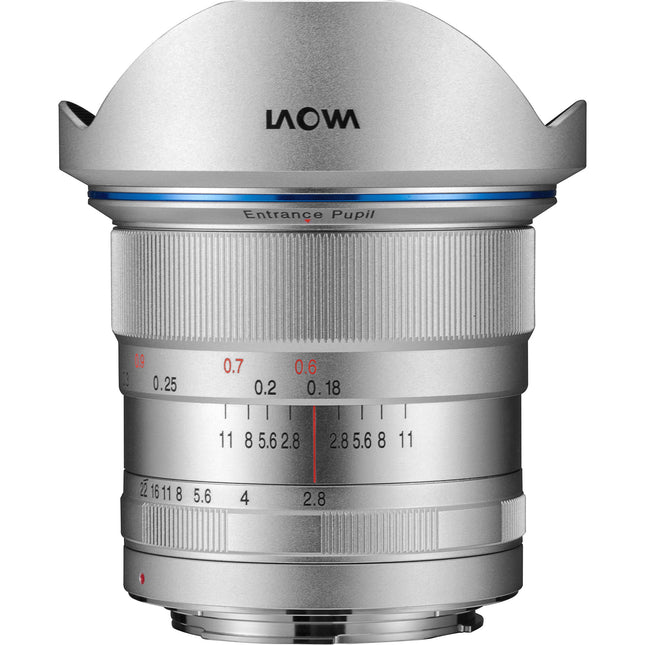 Venus Optics Laowa 12mm f/2.8 Zero-D Lente Gran Angular Full Frame para Canon EF Plata
