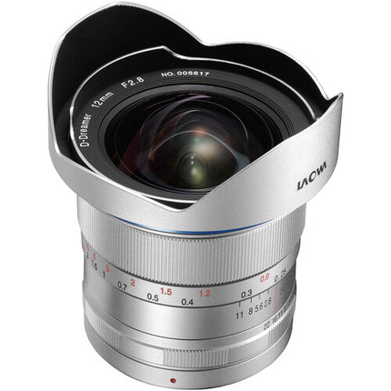 Venus Optics Laowa 12mm f/2.8 Zero-D Lente Gran Angular Full Frame para Canon EF Plata