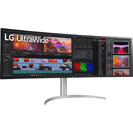 LG UltraWide 49BQ95C-W Monitor Curvo 49 Dual QHD 144 Hz HDR10 USB-C