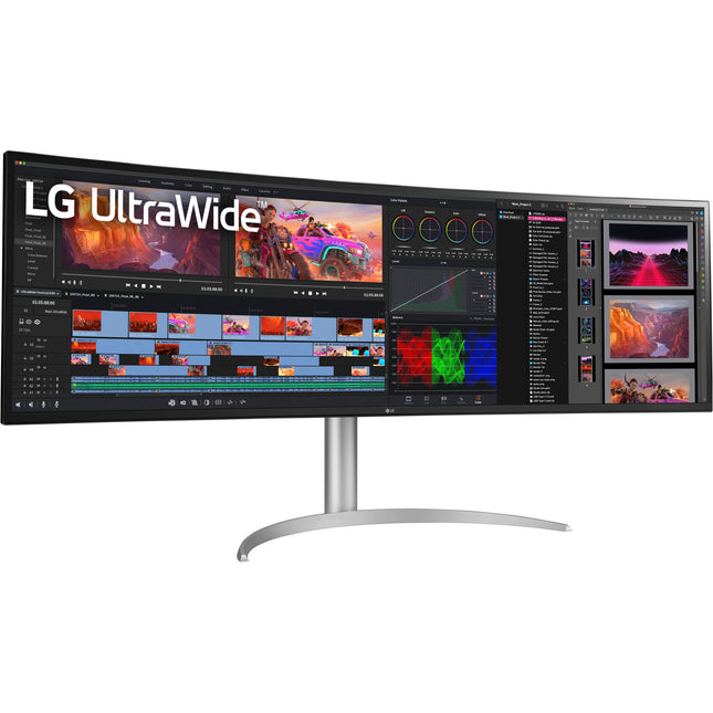 LG UltraWide 49BQ95C-W Monitor Curvo 49 Dual QHD 144 Hz HDR10 USB-C