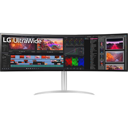 LG UltraWide 49BQ95C-W Monitor Curvo 49 Dual QHD 144 Hz HDR10 USB-C