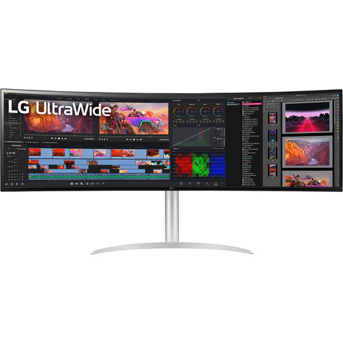 LG UltraWide 49BQ95C-W Monitor Curvo 49 Dual QHD 144 Hz HDR10 USB-C
