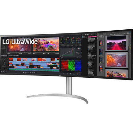 LG UltraWide 49BQ95C-W Monitor Curvo 49 Dual QHD 144 Hz HDR10 USB-C