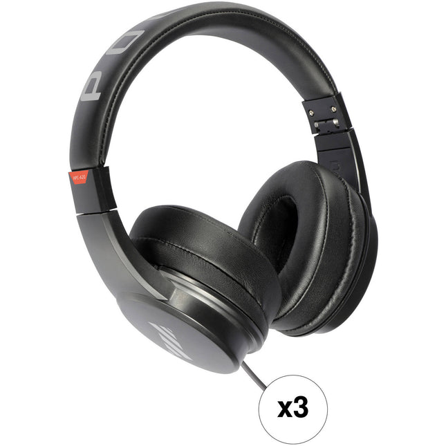 Polsen HPC-A20 Auriculares de Estudio Cerrados 40mm 3 Pack