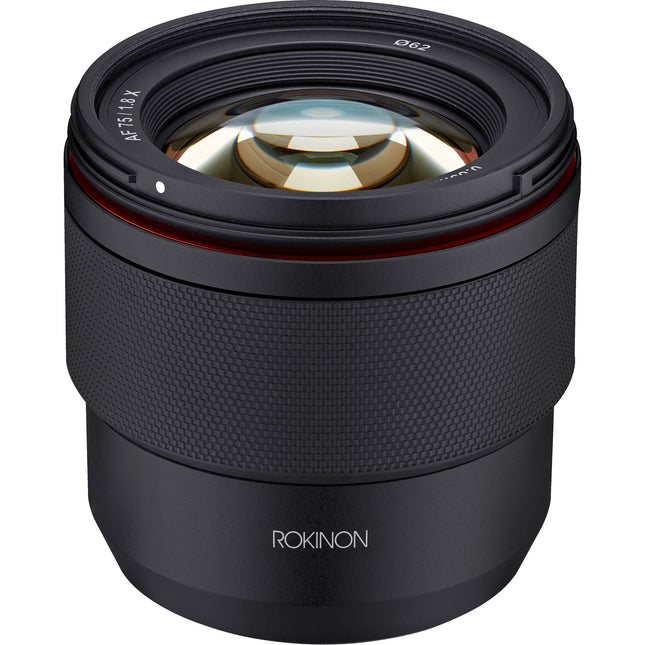 Rokinon AF 75mm f1.8 FE Objetivo Telefoto APS-C F22 Compacto Ligero