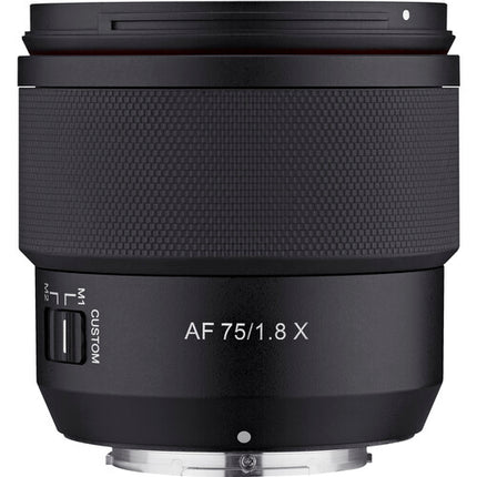Rokinon AF 75mm f1.8 FE Objetivo Telefoto APS-C F22 Compacto Ligero
