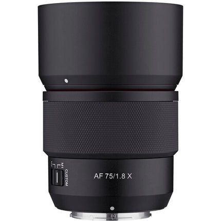 Rokinon AF 75mm f1.8 FE Objetivo Telefoto APS-C F22 Compacto Ligero