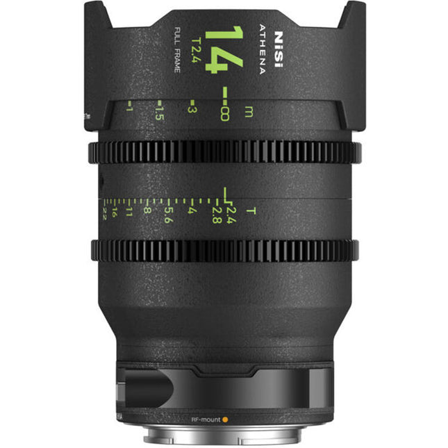 NiSi ATHENA PRIME 14mm T2.4 Objetivo Full-Frame Montura RF con Filtro Drop-In