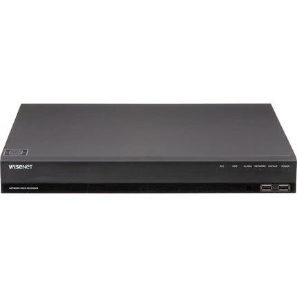 Hanwha Vision ARN-1610S NVR 16 Canales 8MP 16 Puertos PoE Mouse y Cable de Alimentación