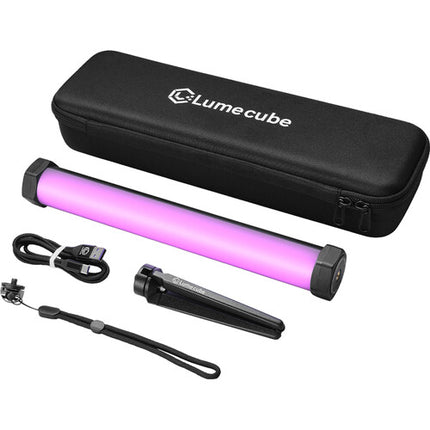 Lume Cube Mini RGB Tubo LED 1' Luz LED 240 Lux Batería 90 Minutos Kit Completo