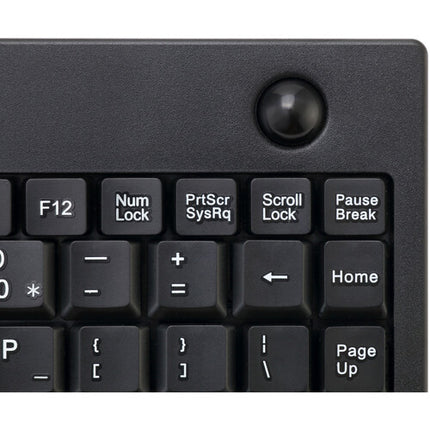 Adesso Mini Teclado Trackball Negro USB con Garantía Limitada 1 Año