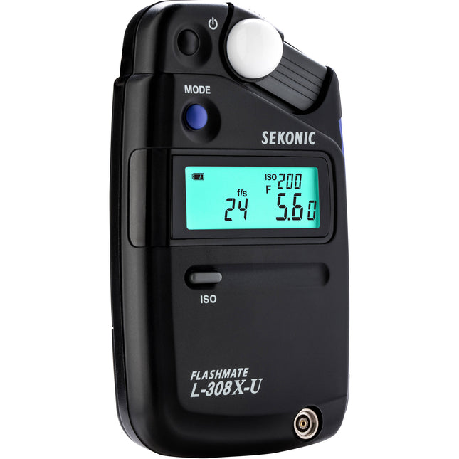 Sekonic L-308X-U Flashmate Medidor de Luz con Medición hasta 19.9 EV y Sincronización PC