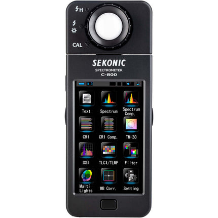 Sekonic SPECTROMETER C-800 Espectrómetro con rango 0.09-18600 fc pantalla táctil 4.3"