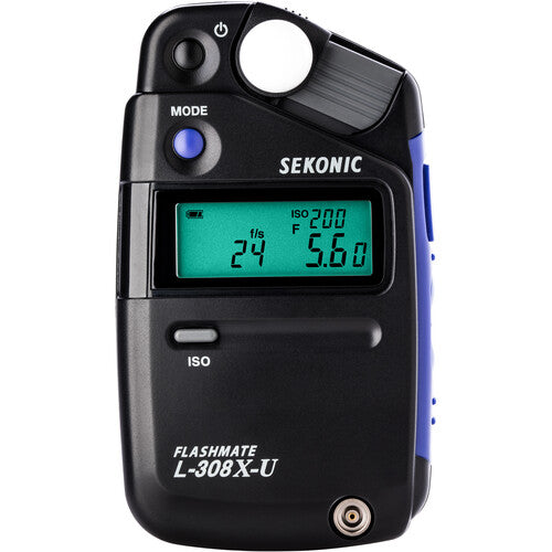 Sekonic L-308X-U Flashmate Medidor de Luz con Medición hasta 19.9 EV y Sincronización PC