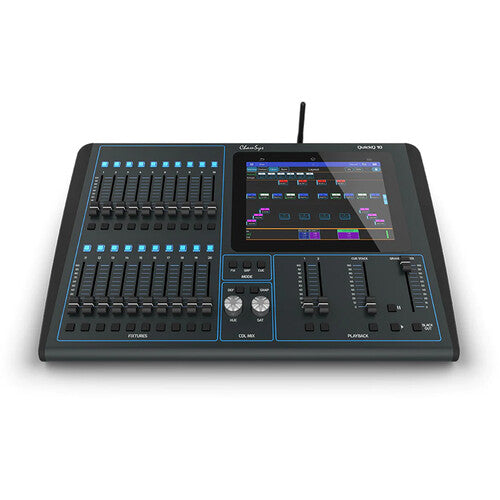ChamSys QuickQ 10 Consola de Control de Iluminación Pantalla táctil 9.7" Wi-Fi integrada