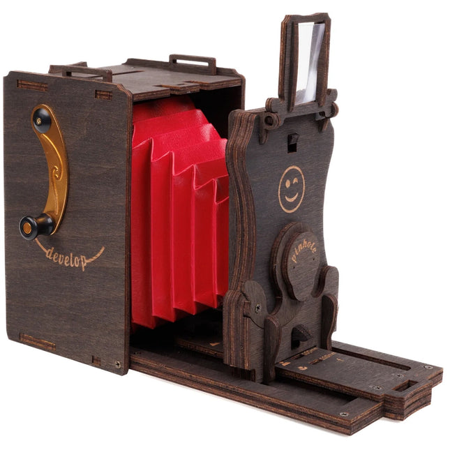 JollyLook Cámara Instantánea Pinhole Kit 40-110mm Cuerpo de Madera