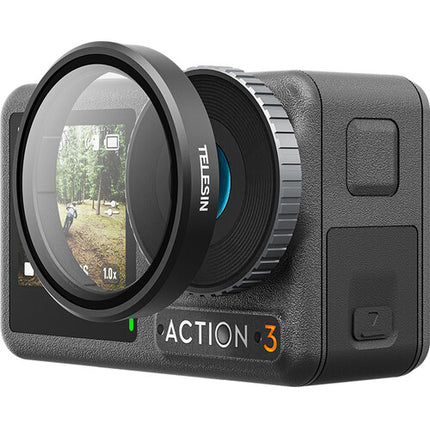 TELESIN Filtro Circular Polarizador y ND para DJI Osmo Action 3 con 3 4 5 Stops