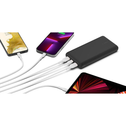 Belkin BoostCharge Batería Portátil 20000mAh Carga 3 Dispositivos Negro