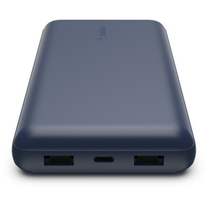 Belkin BoostCharge Batería portátil 20000mAh carga 3 dispositivos azul