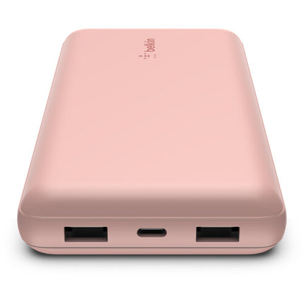 Belkin BoostCharge Batería portátil 20000mAh carga 3 dispositivos Rosa Oro