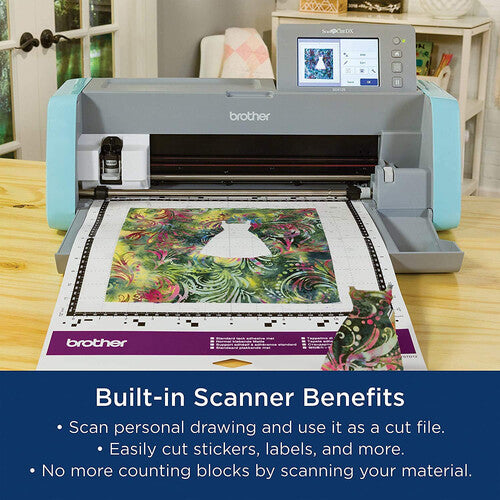 Brother ScanNCut DX Escáner Cortador 600 dpi Pantalla 5" LCD