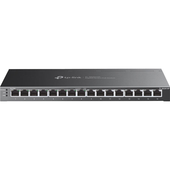 TP-Link TL-SG2016P Switch de Red Gestionado 16 Puertos Gigabit 120W PoE+