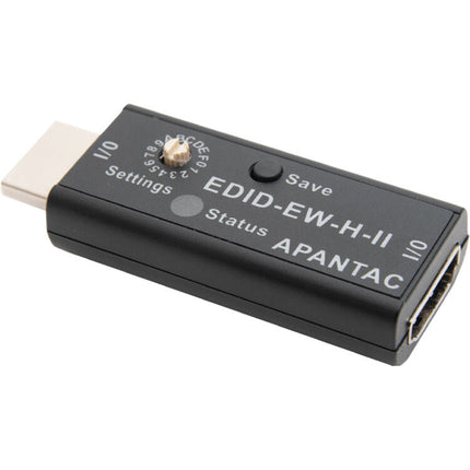 Apantac HDMI Emulator y Aprendiz Bidireccional UHD 4K 60Hz con 3 Slots EDID